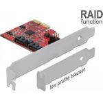 Delock 2 Port SATA PCI Express Karte mit RAID 1 - Spiegelung bestehender Daten (90406)