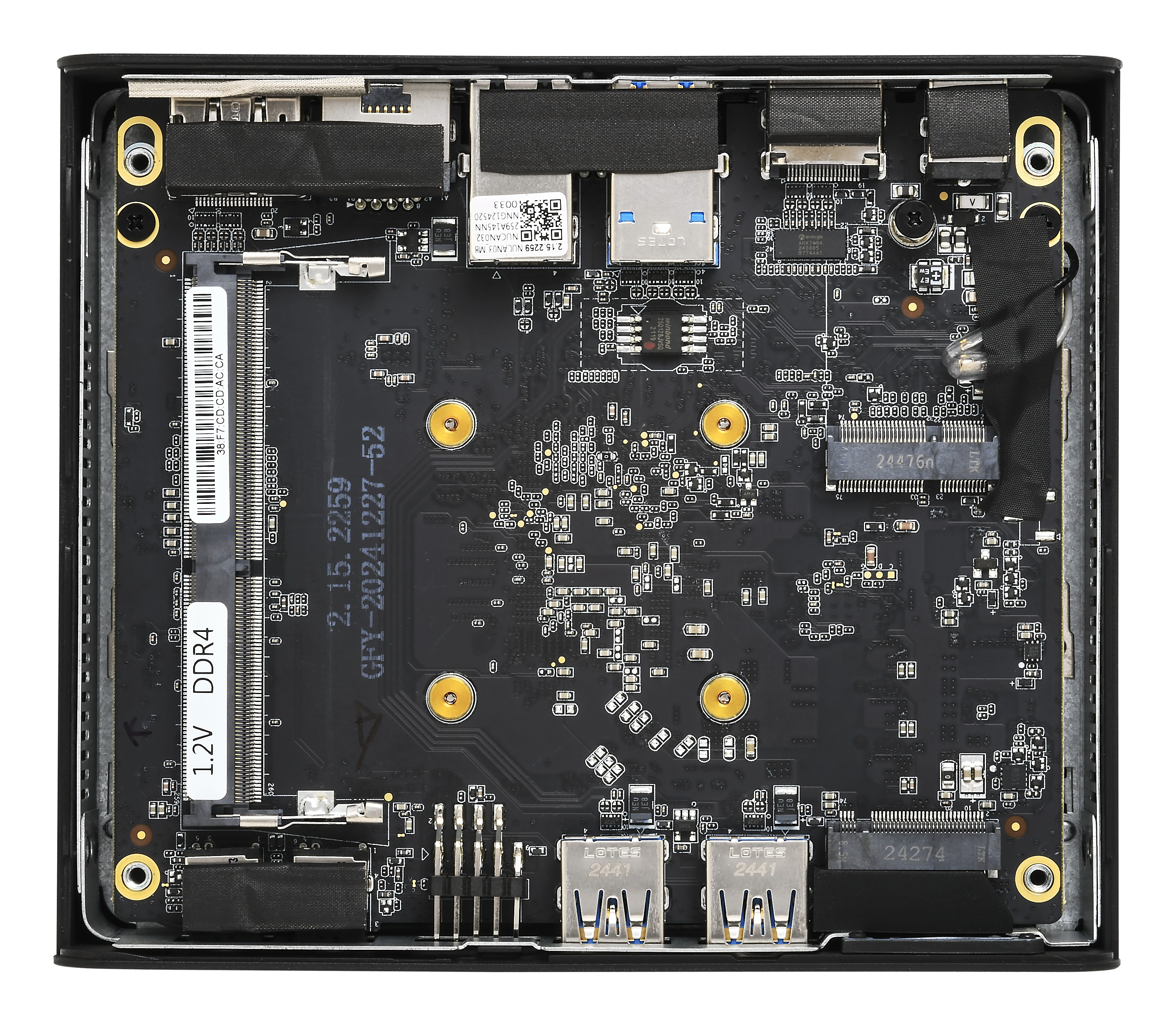 Shuttle XPC nano Series NE1010BA Mini-PC N100 8 GB RAM 128 GB SSD Schwarz