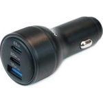 Mobilis Energia Charger 95W Car Charger 2 USB-C 1 USB-A SB (020018)