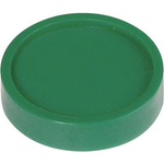 Maul Magnet (Ø x H) 30 mm x 8.4 mm rund Grün 10 St. 6172355 (6172355)