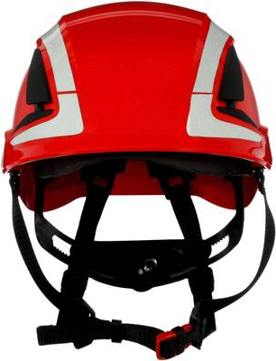 3M X5005V-CE Schutzhelm mit UV-Sensor, reflektierend, belüftet Rot EN 397, EN 12492 (X5005V-CE)