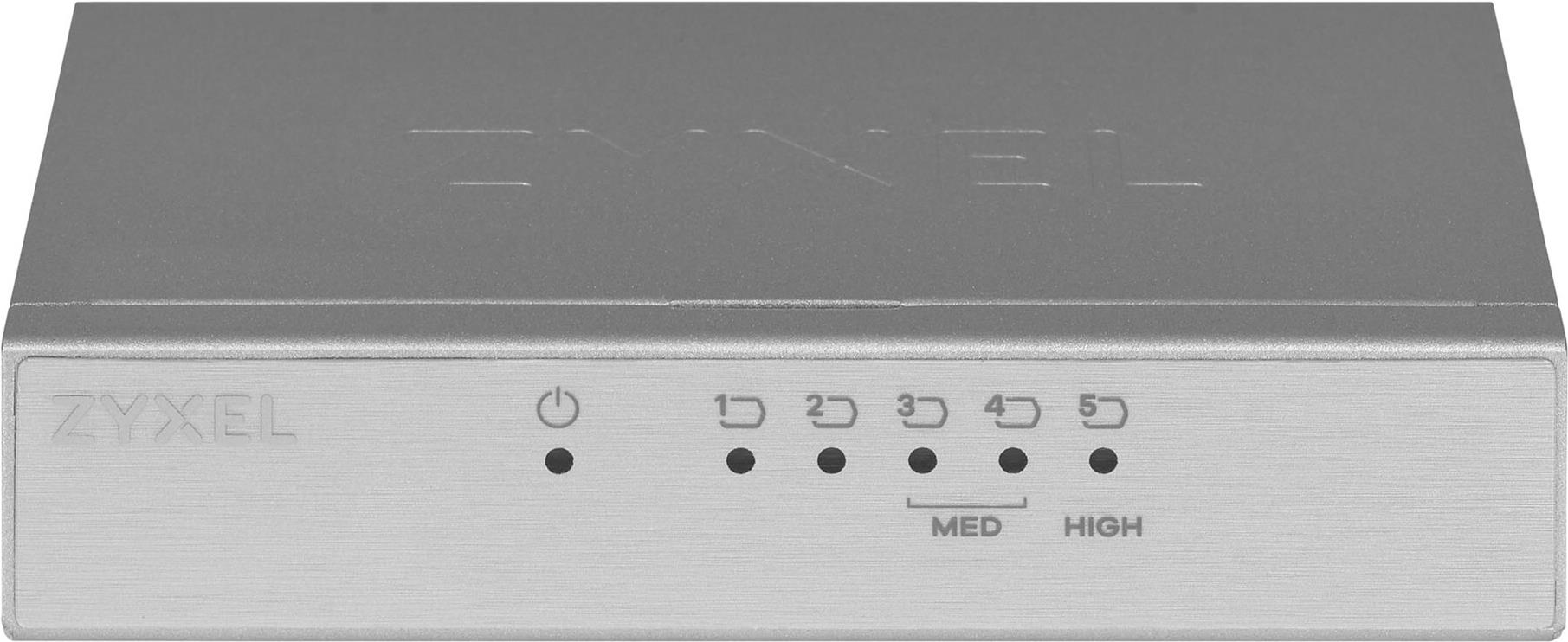 Zyxel GS-105B v3 Desktop-Switch 5x Gigabit Ethernet Silber
