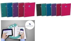 Oxford Collegeblock Smart Intense, DIN A4+, kariert,sortiert 80 Blatt, 90 g/qm, matt laminierter, flexibler Karton-Deckel - 5 Stück (400178533)