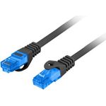 Lanberg PCF6A-10CC-0150-BK Netzwerkkabel Schwarz 1,5 m Cat6a S/FTP (S-STP) (PCF6A-10CC-0150-BK)