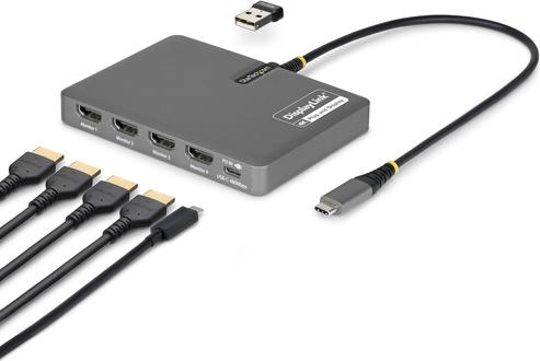 StarTech.com USB-C to Quad HDMI Adapter (QUAD-USB-HDMI-ADAPT)