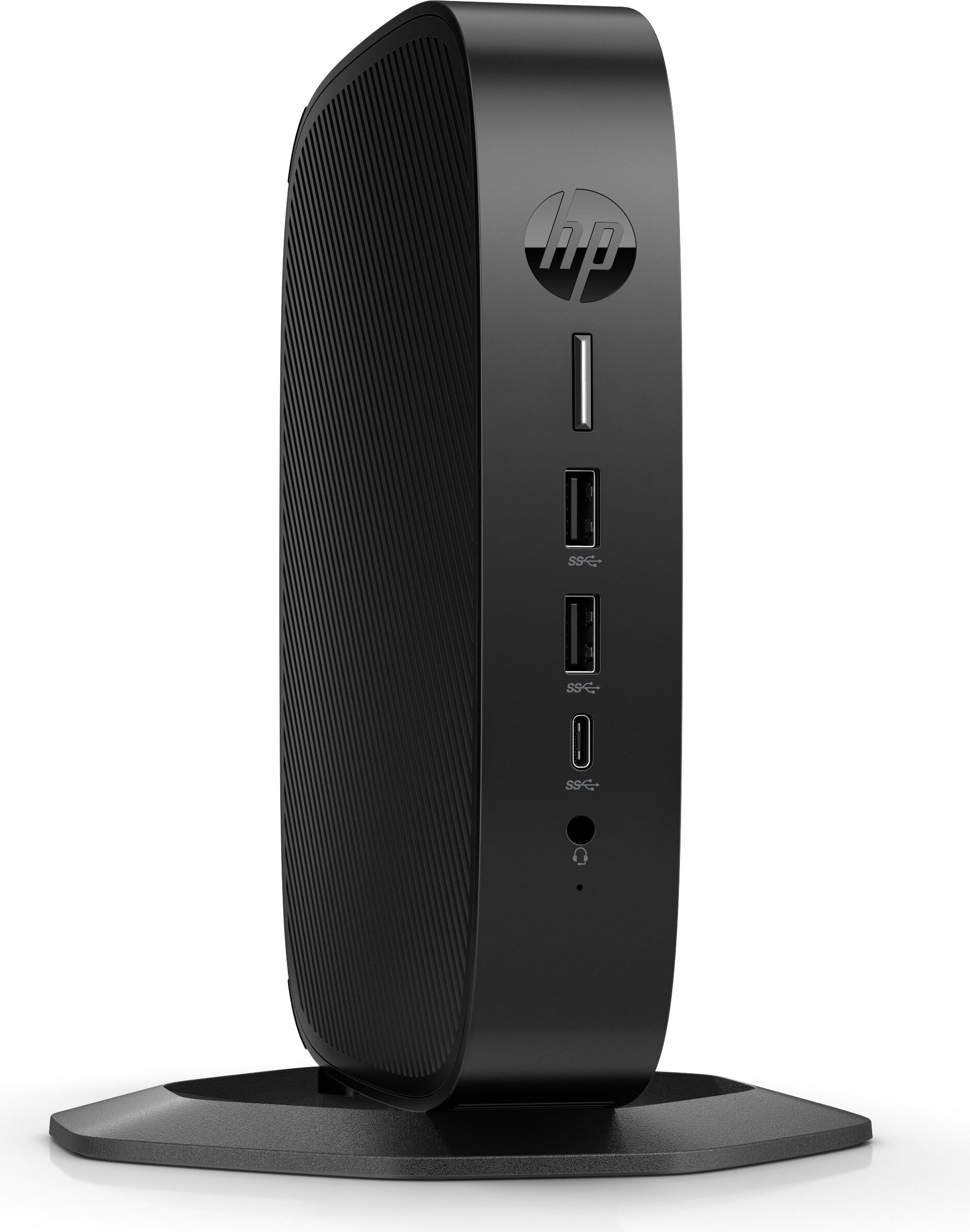 HP Elite t655 Thin Client SFF AMD Ryzen Embedded R2314 8 GB RAM 32 GB eMMC Schwarz