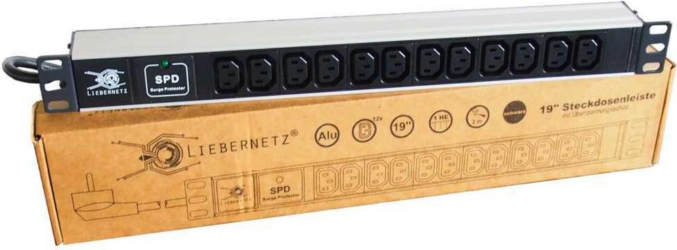 Liebernetz 19"-Steckdosenleiste von (90LNSDL1912KKSP)