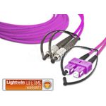Lightwin High Quality Duplex LWL Patchkabel, MM OM4, FC - SC LWL Patchkabel (LDP-50 FC-SC 1.0 OM4)