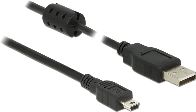 DELOCK Kabel USB 2.0 Typ-A Stecker > USB 2.0 Mini-B Stecker 2,0 m schwarz