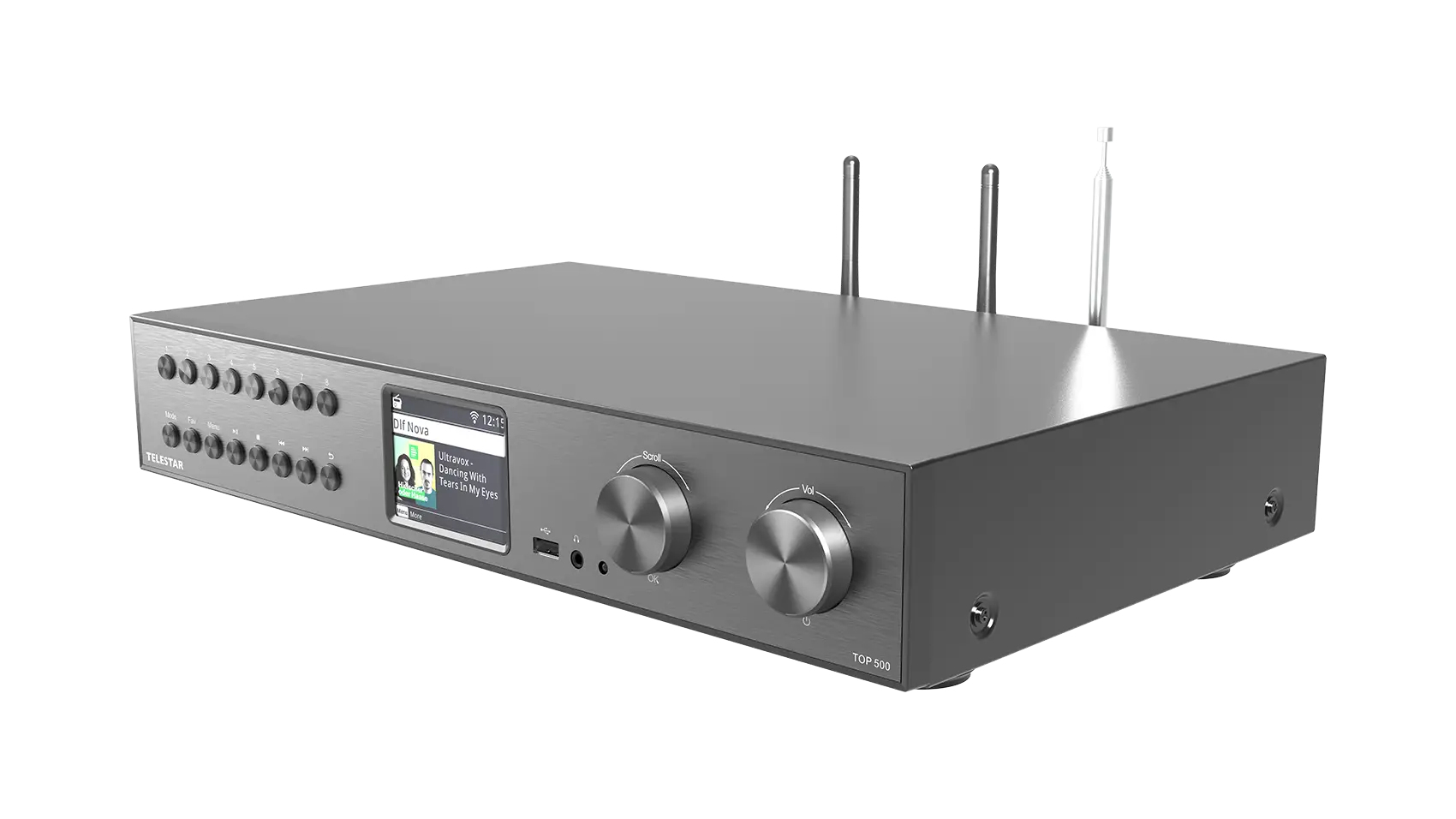 Telestar TOP 500 Multifunktionsradio DAB+ FM Stereo Schwarz