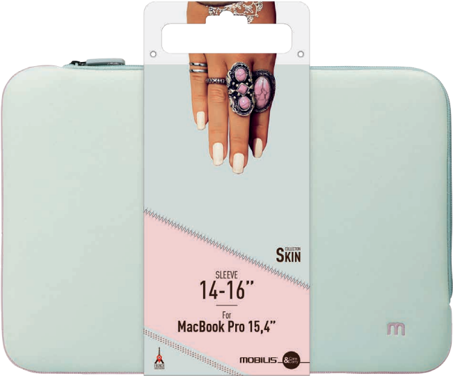 Mobilis 049006 Notebooktasche 40,6 cm (16" ) Schutzhülle Grau - Pink (049006)