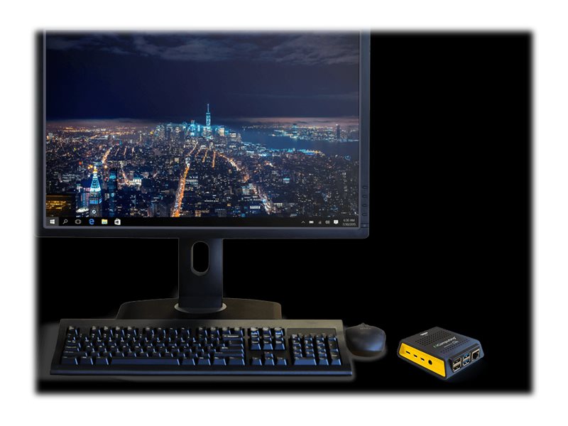 NComputing RX-series RX420 (IGEL) Thin Client BCM2711 1,5 GHz 2 GB RAM Schwarz, Gelb