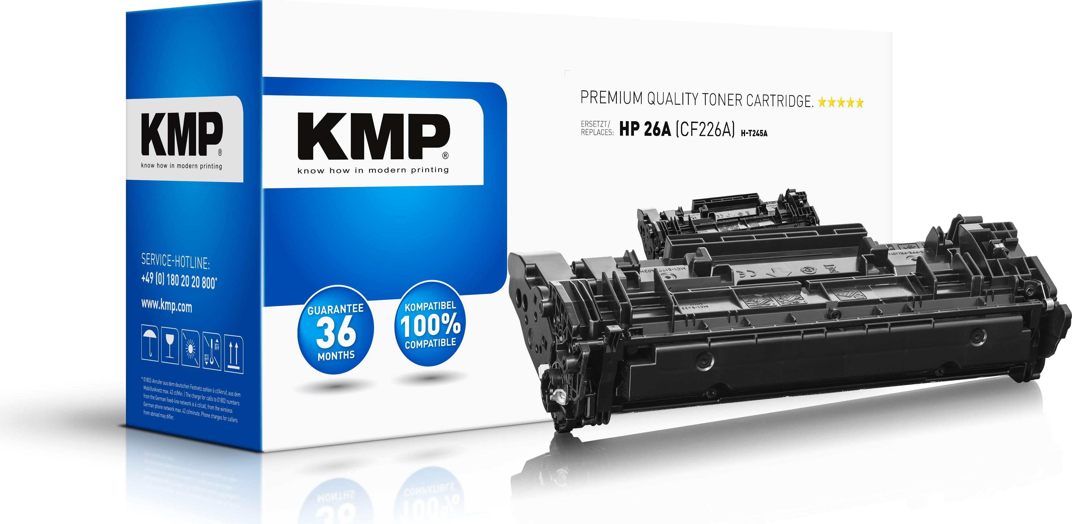 KMP H-T245A Laserpatrone 4000Seiten Schwarz (2539,0000)