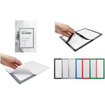 magnetoplan Inforahmen magnetofix, DIN A4, schwarz aufklappbarer, doppelseitiger Inforahmen, selbstklebend, - 1 Stück (1131912)