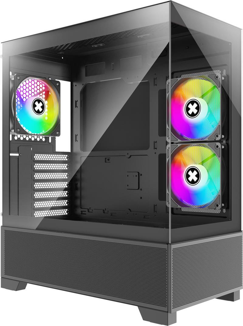 XILENCE Xilent Beam ATX PC Case black, X218.ARGB Gaming ATX PC Case schwarz (X218.ARGB)