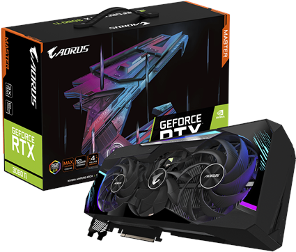Gigabyte AORUS GeForce RTX 3080 Ti MASTER 12G - Grafikkarten - GF RTX 3080 Ti - 12GB GDDR6X - PCIe 4,0 x16 - 3 x DisplayPort, 3 x HDMI (GV-N308TAORUS M-12GD)
