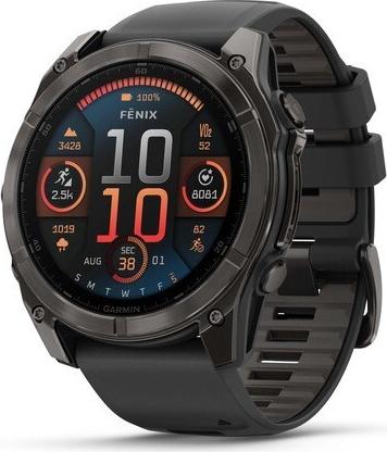 Garmin Fenix 8 3,56 cm (1.4") AMOLED 51 mm Digital 454 x 454 Pixel Touchscreen Titan WLAN GPS (010-02905-21)
