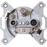 ShiverPeaks S/CONN maximum connectivity Antennensteckdose, BK+SAT, Durchgang digi, Sonder., Rück., DC, 10 dB, 3-fach (83905-10DCL)