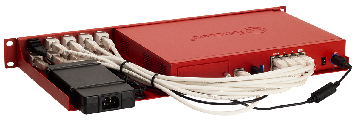 Rackmount.IT RM-WG-T7 19" 1U Rack-Montageschelle für WatchGuard Firebox T80/T85 WatchGuard Red