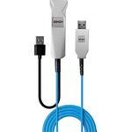 Lindy 30m Fibre Optic USB 3.0 Kabel 30m USB 3.0 Verlängerung über Glasfaser (43345)