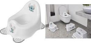 keeeper kids Babytopf "adam stitch", weiß mit Aufdruck mit gummierten Füßen, Material: PP, - 1 Stück (1867010031900)