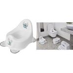 keeeper kids Babytopf "adam stitch", weiß mit Aufdruck mit gummierten Füßen, Material: PP, - 1 Stück (1867010031900)