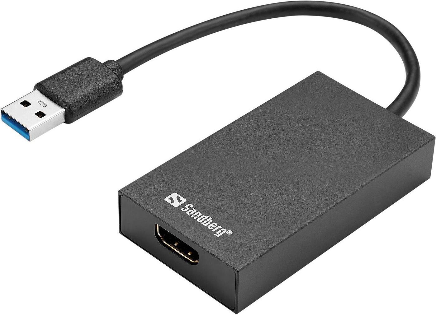 SANDBERG USB 3.0 to HDMI Converter 3.0 - Digital/Daten (134-42)