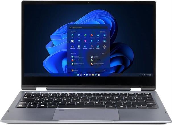 Wortmann AG TERRA MOBILE 1220785 laptop Hybrid (2-in-1) 33,8 cm (13.3") Touchscreen Full HD Intel® Core™ i5 i5-1235U 16 GB DDR4-SDRAM 512 GB SSD Wi-Fi 6 (802.11ax) Windows 11 Pro Anthrazit (1220785)