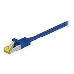 Wentronic GoobayCat.7 Rohkabel Patchkabel, S/FTP (PiMF), Blau, 30 m - LSZH halogenfrei, Kupfer, RJ45 Stecker (91673)