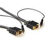 ACT AK4993 7m VGA (D-Sub) + 3.5mm VGA (D-Sub) + 3.5mm Schwarz Videokabel-Adapter (AK4993)