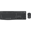 Logitech MK295 Silent - Tastatur-und-Maus-Set - kabellos - 2,4 GHz - US International - Graphite (920-009800)