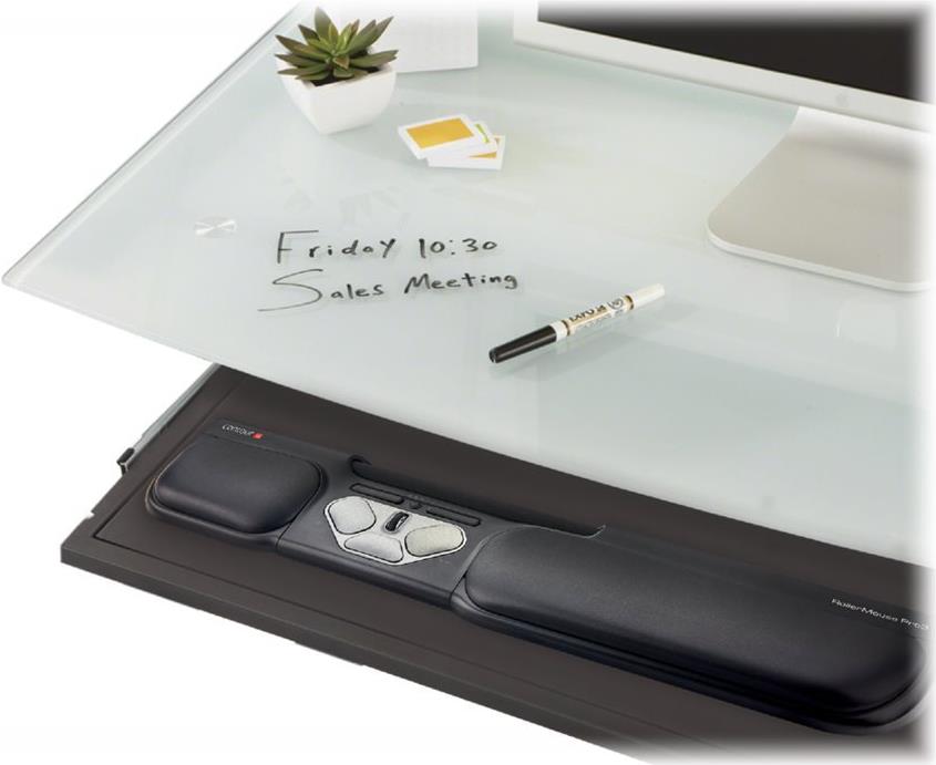 Contour RollerMouse Pro3 Handgelenkstützen-Set Long & Short Schwarz
