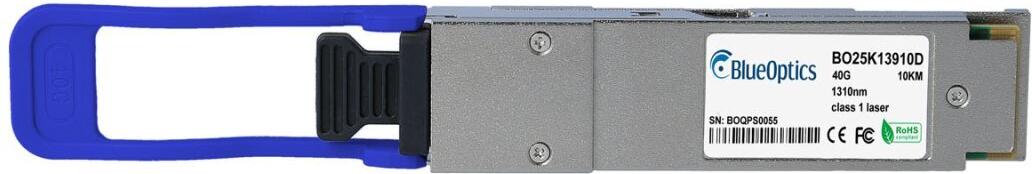 Kompatibler Huawei QSFP-40G-eSM4 BlueOptics© BO25K13910D QSFP Transceiver, MPO/MTP, 40GBASE-PLR4, Singlemode Fiber, 1310nm, 10KM, 0°C/+70°C (QSFP-40G-eSM4-BO)