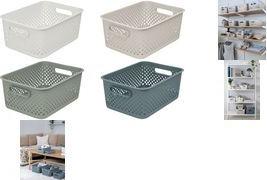 smartstore Aufbewahrungskorb Essence L, linen Fassungsvermögen: 11,4 Liter, modernes Design, - 1 Stück (3004712)