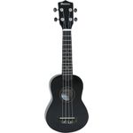 DIMAVERY UK-200 Ukulele, Sopran, schwarz (26255822)