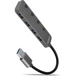 AXAGON HUE-MSA Superspeed USB-A Switch Hub, 4x USB 3.0, aktiv - 20cm, schwarz (HUE-MSA)