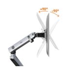 Monitor Halterung SELECT PLUS mit Arm für 2 Monitore, Tischbefestigung (509723)