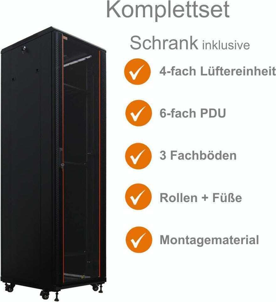 IT-BUDGET 19"-Netzwerkschrank SRK (90ITB19SRK3868GS)