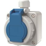 MENNEKES Elektrotechnik GmbH & Co. KG Wanddose Schuko 10863 16A2P+E 230V DWD blau (10863)