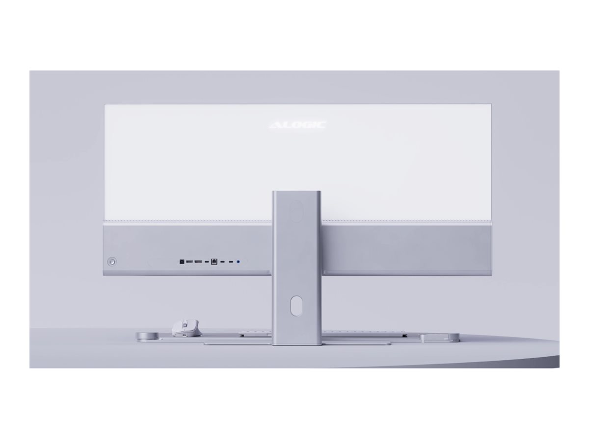 ALOGIC Edge 34" WQHD Monitor 3440 x 1440 IPS 100 Hz Silber