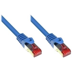 eStars - CAT.6 Patchkabel S/FTP, RJ45, LAN, blau, 0,25m (ES1.1.0025BL)