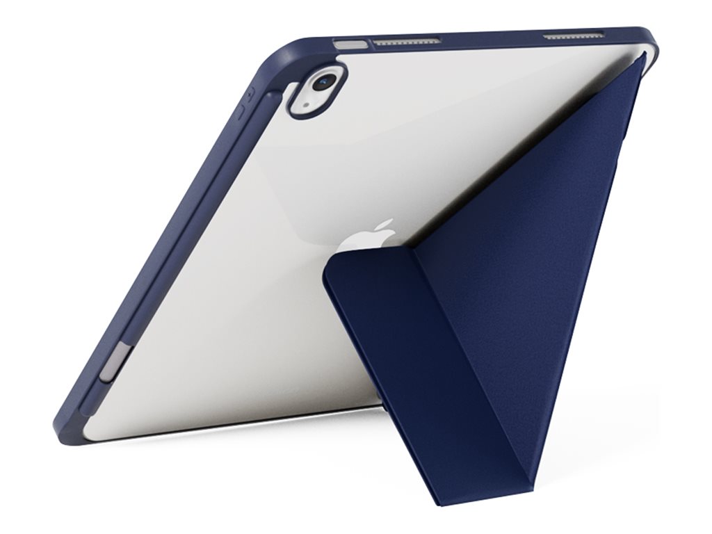 Epico Hero Flip-Hülle 10,9" Blau, Transparent (Rückseite)