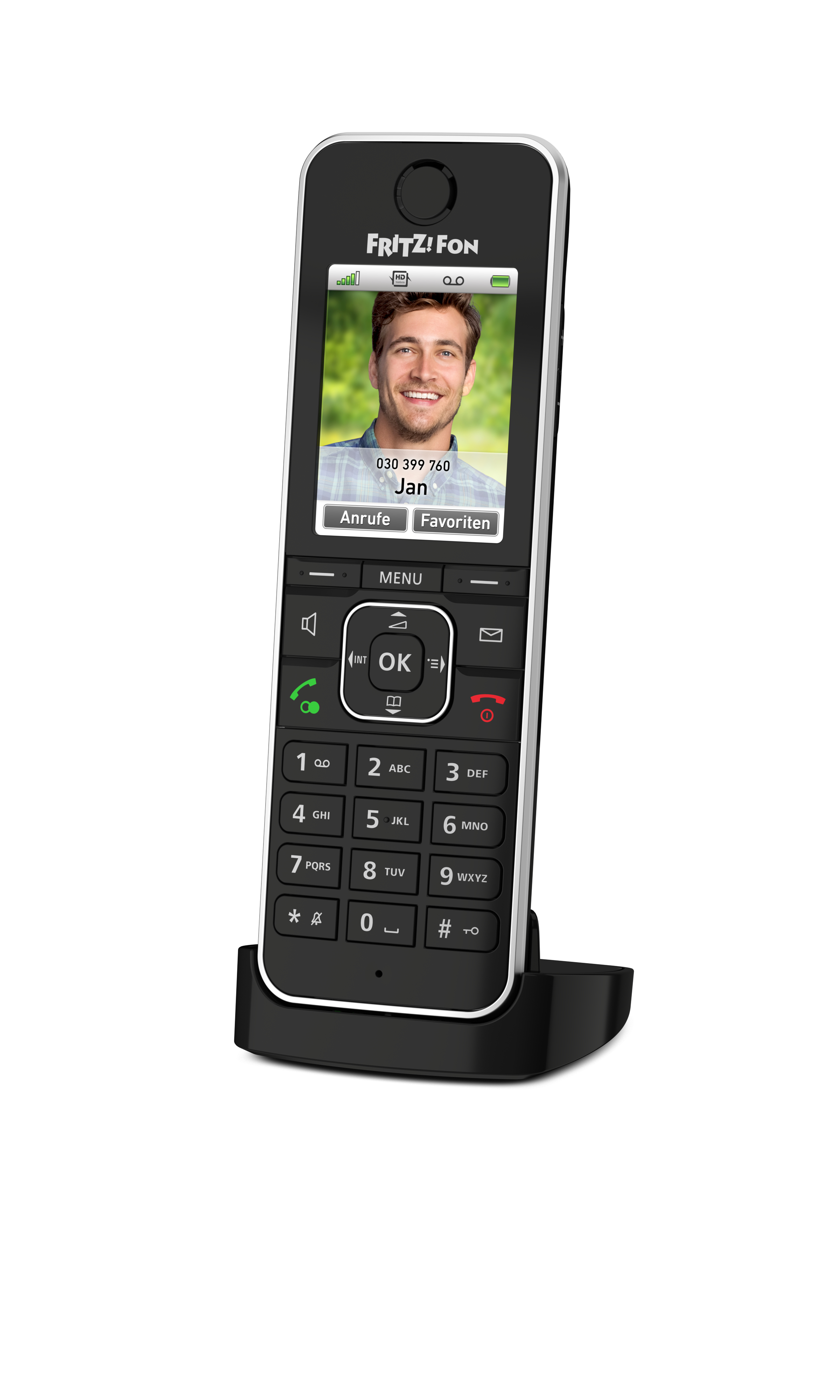 FRITZ! FRITZ!Fon C6 DECT-Telefon Schwarz