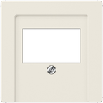 JUNG Abdeckung TAE-Dose/USB-Schnitt A569PLT AS 500/A plus weiss A569PLT (A569PLT)