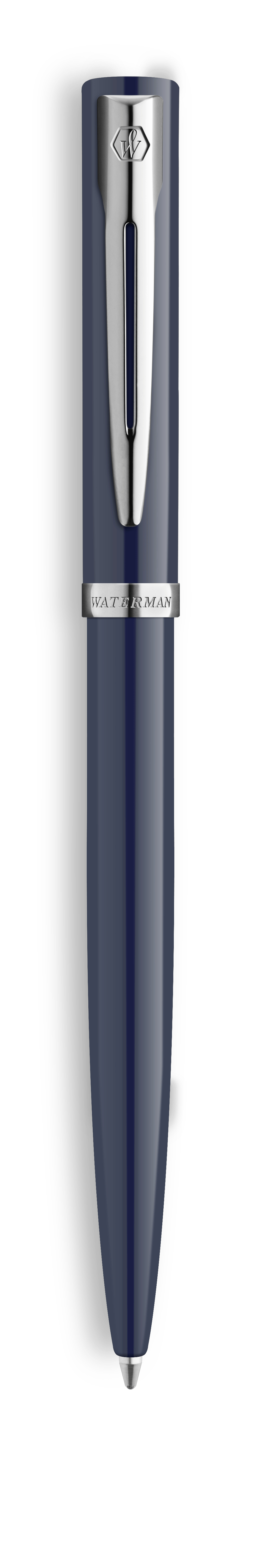WATERMAN Impression Kugelschreiber Edelstahl Medium Blau