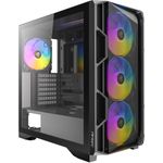 ANTEC AX-1000 ARGB Gaming E-ATX, ATX, Micro-ATX, ITX Mid Tower PC Gehäuse, schwarz (0-761345-10240-7)