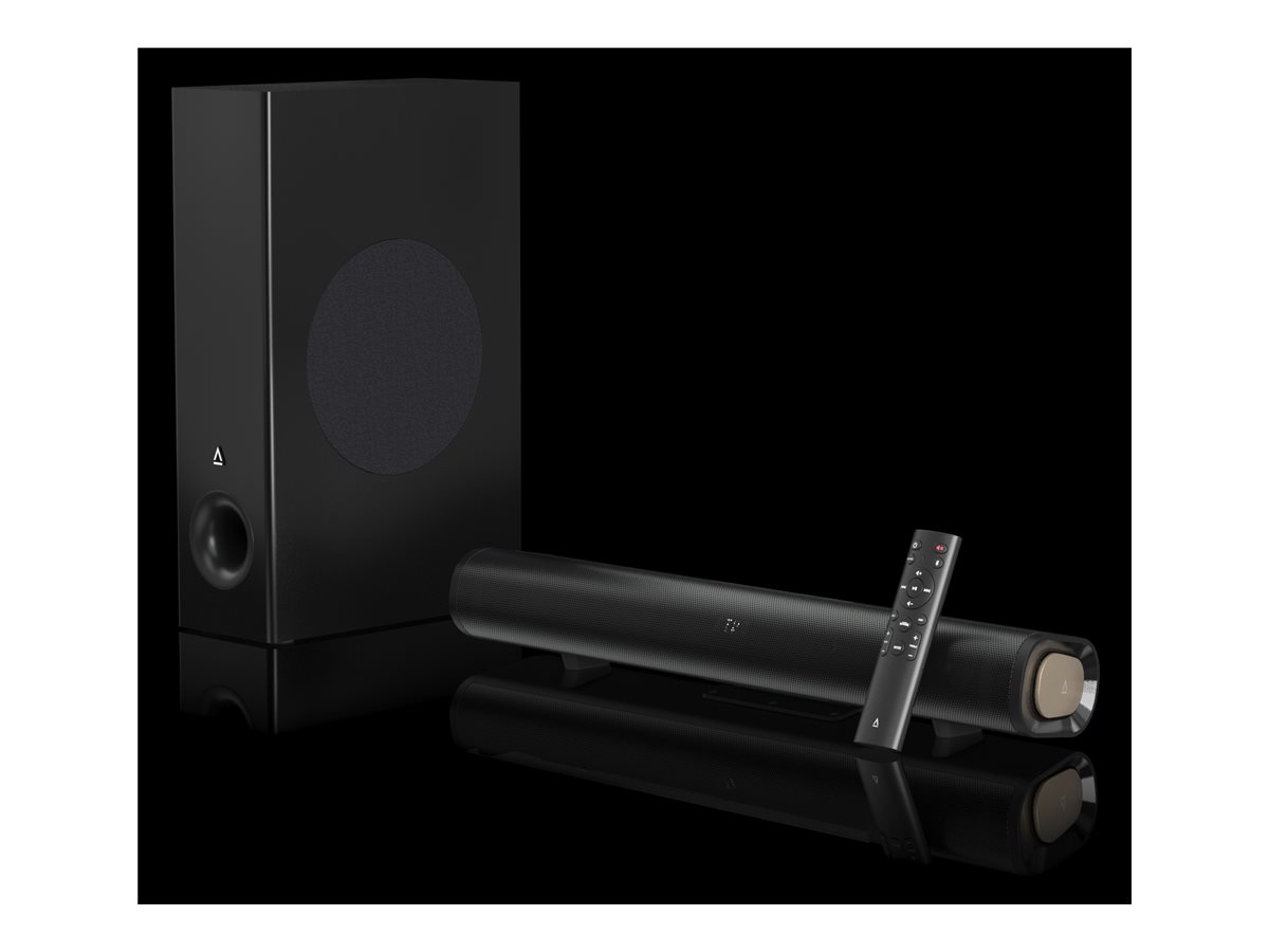 Creative Labs Creative Stage Pro 2.1 Soundbar mit Subwoofer 80 Watt Bluetooth USB Schwarz