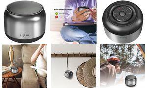 LogiLink Bluetooth Lautsprecher V5.1 TWS dunkelgrau/schwarz - Lautsprecher (SP0063)