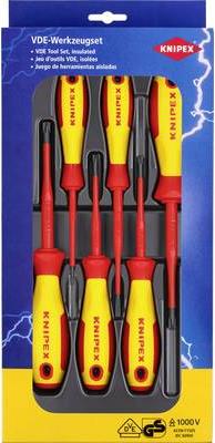 Knipex VDE Schraubendreher-Set 6teilig Plus/Minus (00 20 12 V05)