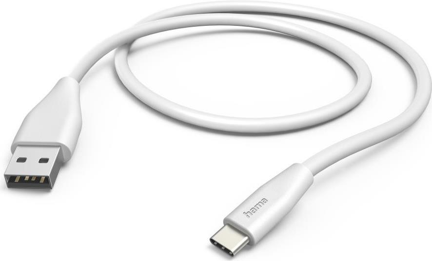 Hama 00125101 USB Kabel 1,5 m USB 2.0 USB A USB C Weiß (00125101)